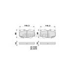 Toyota Ticarı On Fren Balatası Toyota Hilux Vigo 4x4 06-11 - Braxıs Ab0292