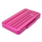 Lubinski Special Edt. Aluminyum Slim Puro Taşıma Çantası Pink 5li