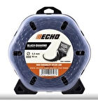 Echo Misina 3.3mm 53Metre Burgulu Siyah