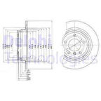Bmw Fren Diski Arka Bmw E39 96>03 - Delphi Bg3044