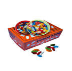 Yıldızlar Sayı Fasulyesi Plastik Kutu - 4 adet