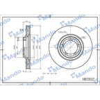 Kore Fren Diski Ön - Adet : 275 X 5 Havalı - Mnd Mbc030137