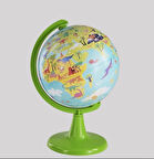 15CM DİNO WORLD KÜRE + 54PCS PUZZLE