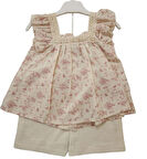 Babydoll Tulum Via Bej-Pembe