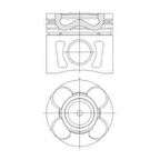 Fiat Motor Piston+segmanı Astra J Corsa D Grande Punto1.3cdtı 16v Linea Grande Punto 199a3000 Multıjet - - Yenmak 31-04289-040