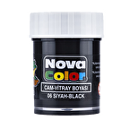 Nova Color Cam Boyası Su Bazlı Şişe Siyah NC-154