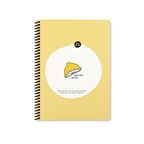 Keskin Color Hisli Şeyler 16,5x22,5cm 80yp Kareli Spiralli Defter - Sıkıldım Artık