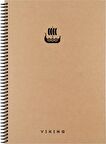 Keskin Color Kareli Defter La Plume Viking Gemi 17 x 24 cm