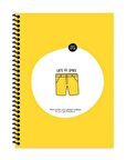 Hisli Şeyler 18,5x25 Spiralli Çizgili Defter - Life Is Şort 