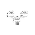 Jeep On Fren Balatası Grand Cherokee II 2.7crd 10 / 01>grand Cherokee III 5.7 V8 / 3.7 V6 06 / 05> - Braxıs Ab0291