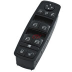 Mercedes Cam Acma Salteri On Sol (komple, Siyah, Ayna Katlamalı) A-Class W169 04>12 B-Class W245 05>11 - Kraw An-538