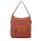 Hem Sırt Hem de Omuz Kadın Çantası Smart Bags 1205 Kiremit