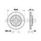 Ford On Fren Disk Aynası Focus I 98>04 Fiesta V 00>08 Fusıon 02>12 Ford Ka 1,6 03>08 Mazda II 1,2 / 1,4 / - Braxıs Ae0004