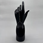 Silver Mavi Taş Detay Zarif Su Yolu Şahmeran - Silver