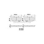 Toyota Ticarı On Fren Balatası Toyota Hilux 2.5 3.0 D4d Pickup 2007-> Hilux 2.5 4wd 2015-> - Braxıs Aa0277