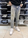 Yırtık Detay Yıkamalı Boyfriend Jean