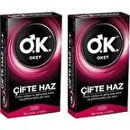 OKEY PREZERVATİF ÇİFTE HAZ 10'LU X 2 ADET