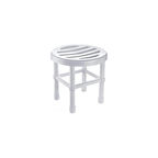 Çelik Ayna Yuvarlak Tabure