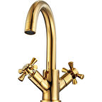 ECA QUADRILLE EVİYE BATARYASI ALTIN GÖRÜNÜMLÜ