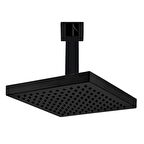 E.C.A Tiera Tavandan Duş Başlığı Tepe Duşu Mat Siyah 102145032C1