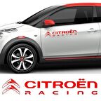 Citroen C3 C4 C5 Racing Yan Kapı Sticker Yapıştırma