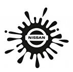Nissan Boya Sıçraması Görünümü Araba Stickerı 15CM 2 Adet