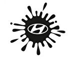 Hyundai Boya Sıçraması Görünümü Araba Stickerı 15CM 2 Adet