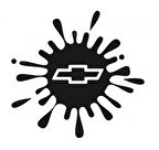 Chevrolet Boya Sıçraması Görünümü Araba Stickerı 15CM 2 Adet