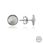 Swarovski Crystal Taşlı Lucky Life 925 Ayar Gumuss  Çivili Kadın Küpe