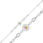 Lucky Life 925 Ayar Gumuss  Papatya Kadın Bileklik