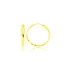 ​Lucky Life 925 Ayar Gumuss  Altın Kaplama Halka Küpe