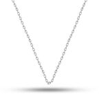 Lucky Life 925 Ayar Gumuss  0.40 Mikron 55 Cm Forse Zincir