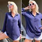 Lucky Life Kadın Dokuma Viskon Kumaş Efsane Gömlek