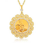 Lucky Life Gümüş Tuğralı Altın Kaplama Kadın Kolye