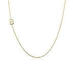 Gümüş Harfli Kadın Kolye