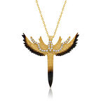 Gümüş Kılıç Kadın Kolye