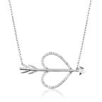 Gümüş Aşk Oku Kadın Kolye