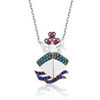 Gümüş Titanik Kadın Kolye