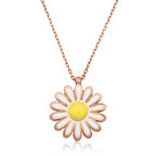 Gümüş Papatya Kadın Kolye