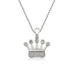Gümüş Taç Kadın Kolye