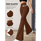 Lucky Life Kadın Yüksek Bel(lastikli) Geniş Paçalı Dalgıç Tayt