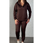 Lucky Life Kadın Uzun Kollu Kapüşonlu Ikili Takım