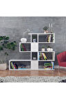 Decormet Karlin Kitaplık Beyaz