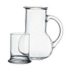 Paşabahçe 98328 oasis başucu bardaklı sürahi cam sürahi