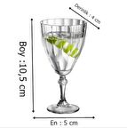 Paşabahçe 440113 Diamond Ayaklı 12li Kahve Yanı Su Bardak