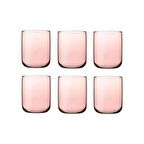 Paşabahçe 420112P Iconic 6'lı Meşrubat Su Bardağı 280 cc -Pembe