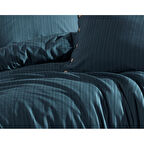 LİMASSO GOFRE ÇİFT KİŞİLİK NEVRESİM TAKIMI PARADİSO DRESS BLUE