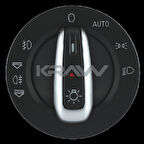 Unıversal Far Anahtarı>audi A6 05-11  Q7 07--> Far Anah. Auto Krom   >>4f1941531e - Mcar-An1563