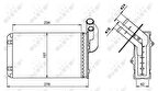 Renault Kalorıfer Radyatörü - Kalorıfer Radyatörü - Nrf 58836