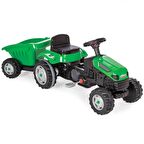 Pilsan Active Römorklu Traktör Pedallı / Yeşil